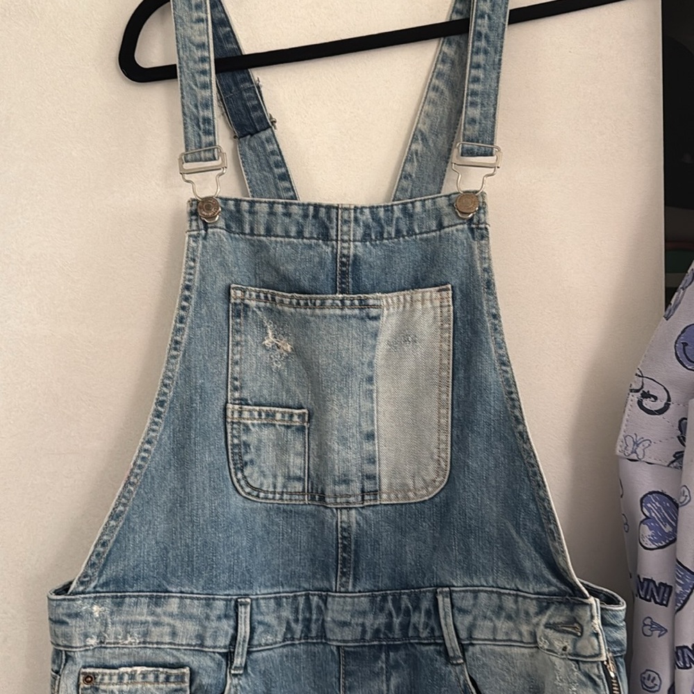 ZARA DENIM OVERALLS - Picture 3 of 5